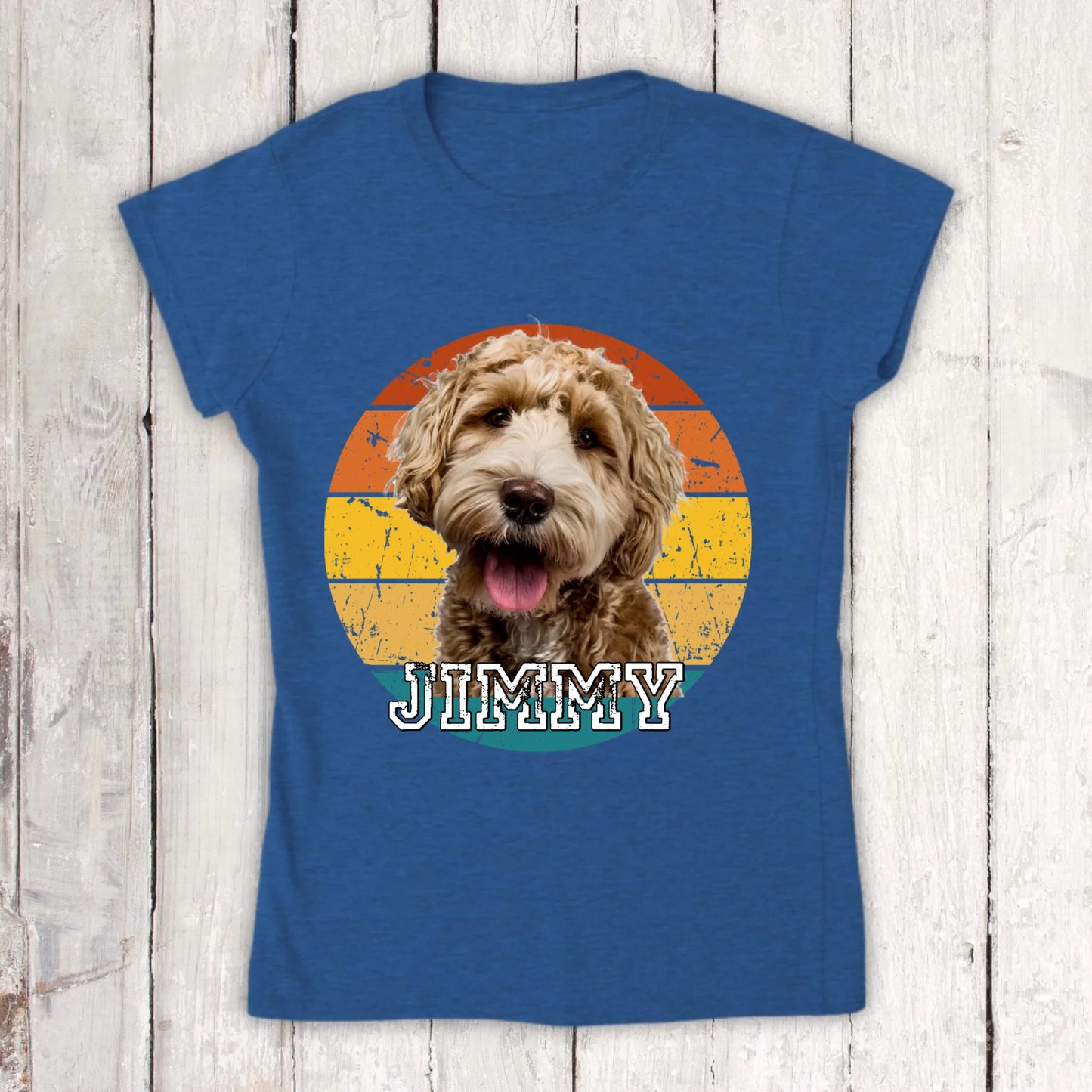 Vintage - Individuelles Foto T-Shirt