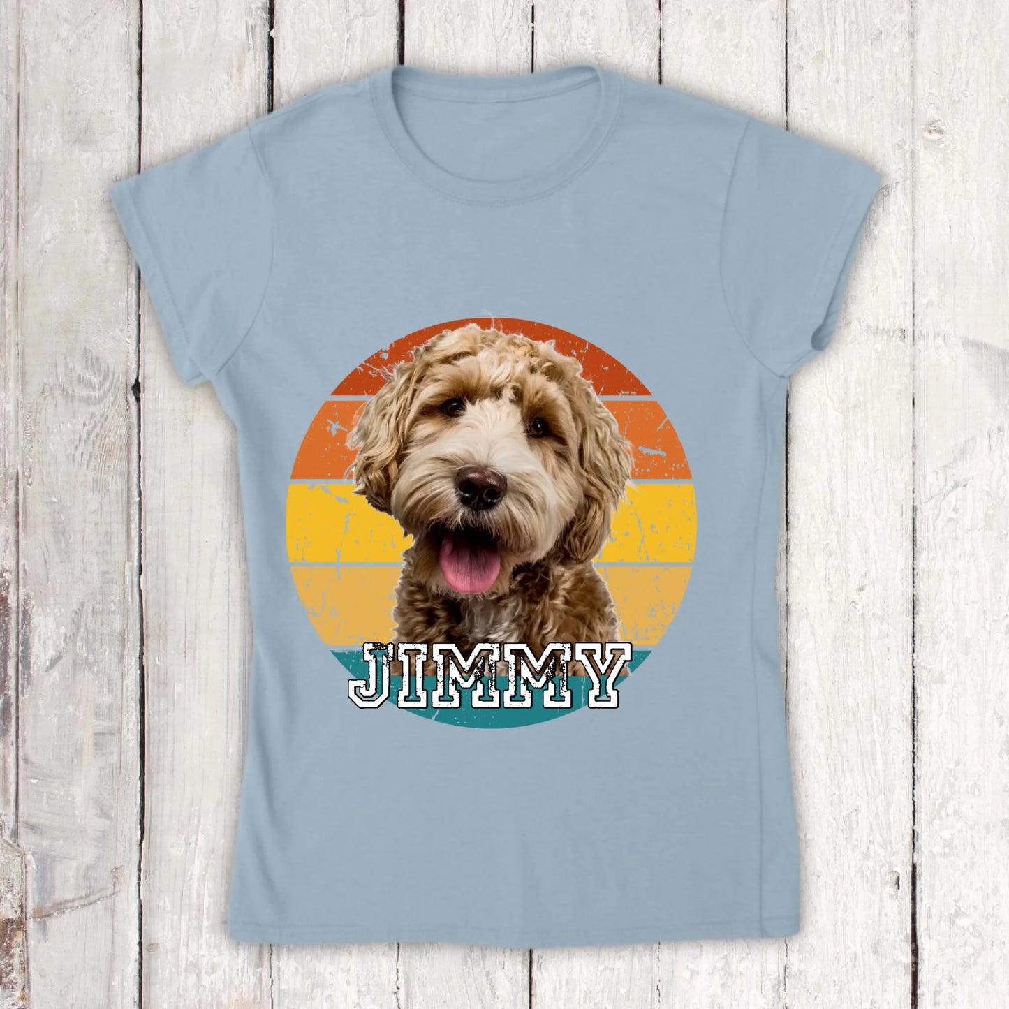 Vintage - Individuelles Foto T-Shirt