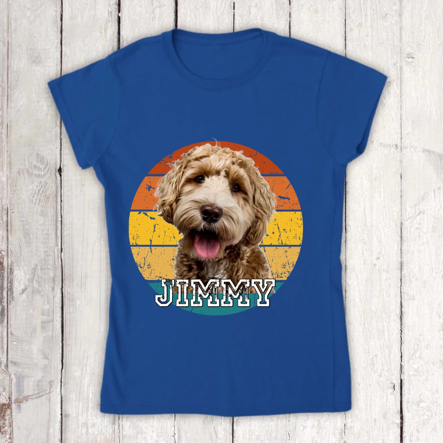 Vintage - Individuelles Foto T-Shirt