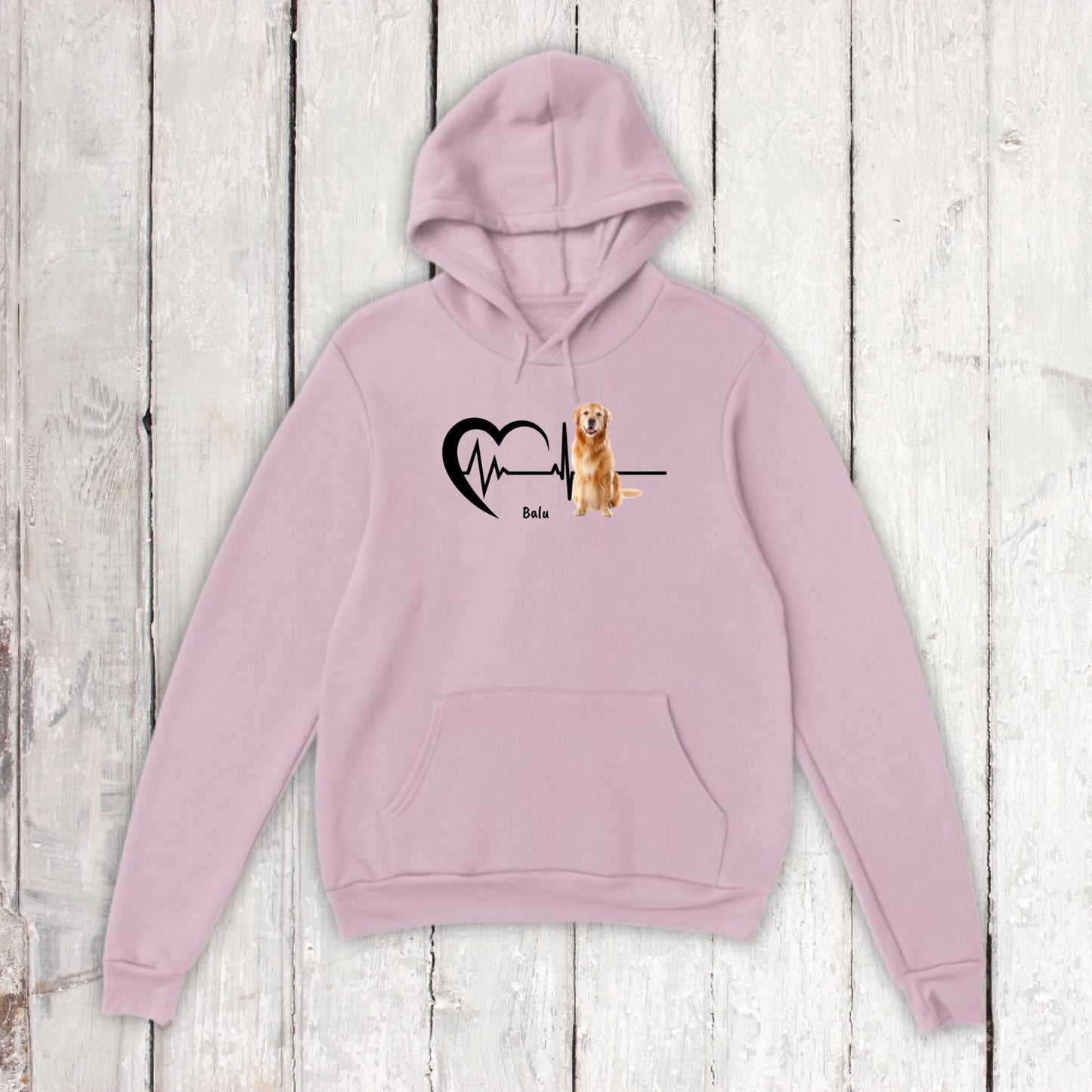 Herzschlag mit Foto - Individuelles T-Shirt