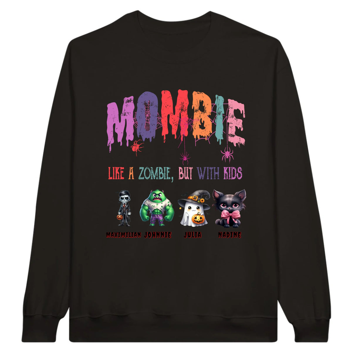Mombie, halb Mom, halb Zombie - Individuelles Hoodie Halloween Design | Personalize Palace