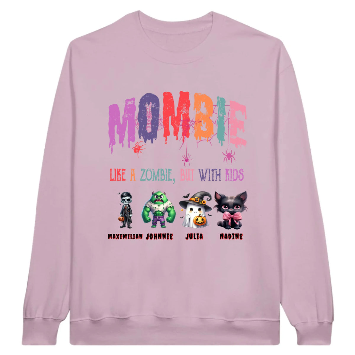 Mombie, halb Mom, halb Zombie - Individuelles Hoodie Halloween Design | Personalize Palace