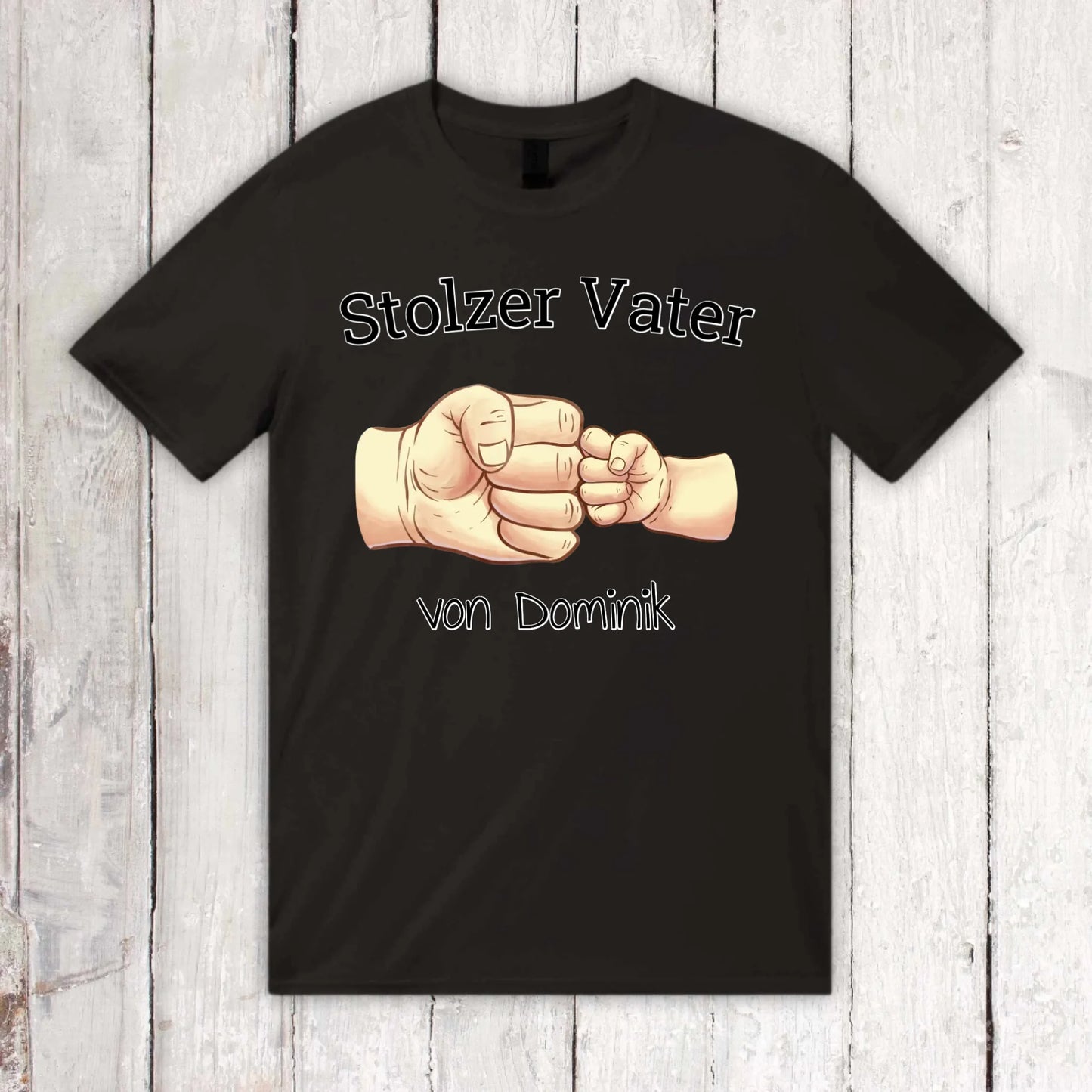 Stolzer Vater - Individuelles T-Shirt | Personalize Palace