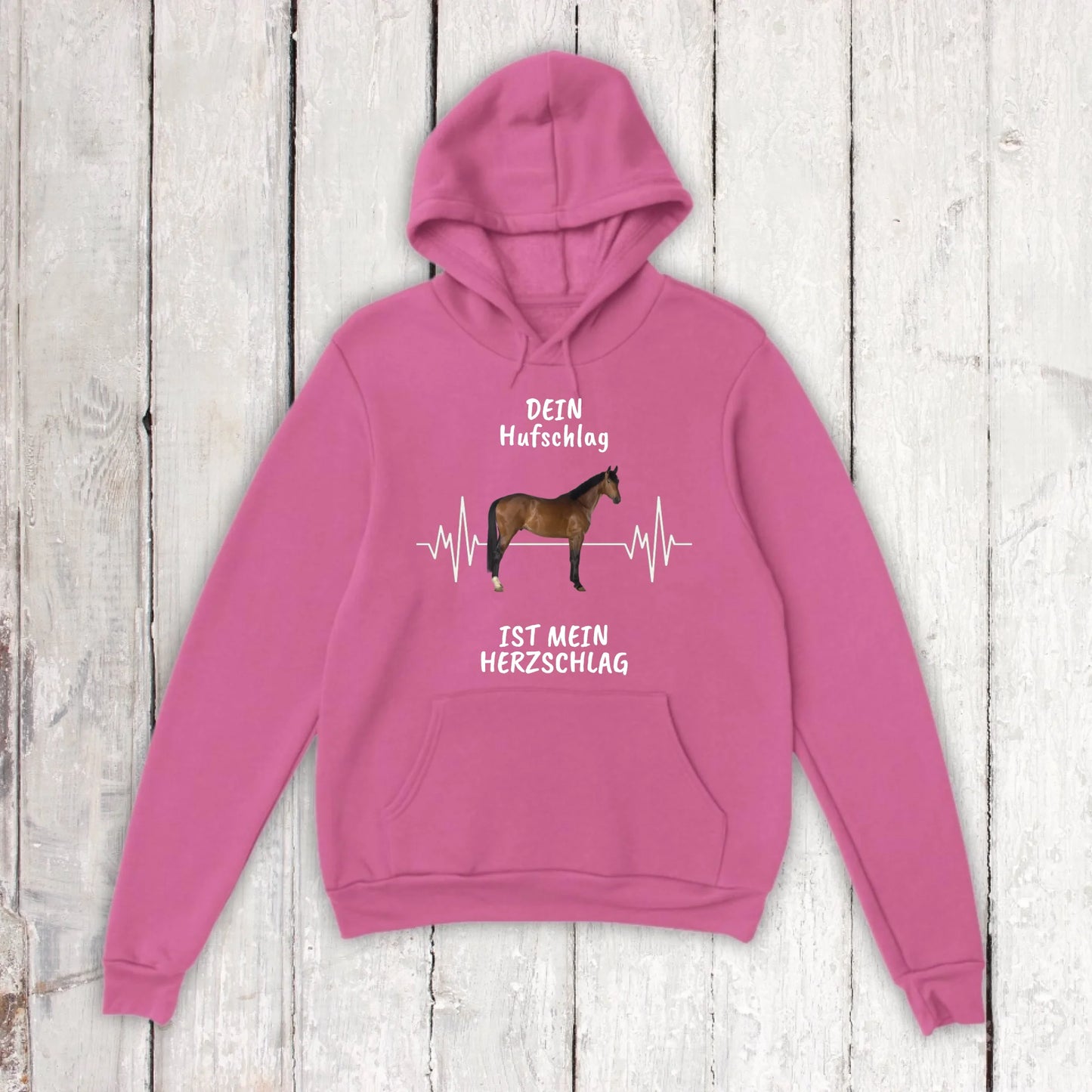 T-shirt with horse heartbeat and your photo