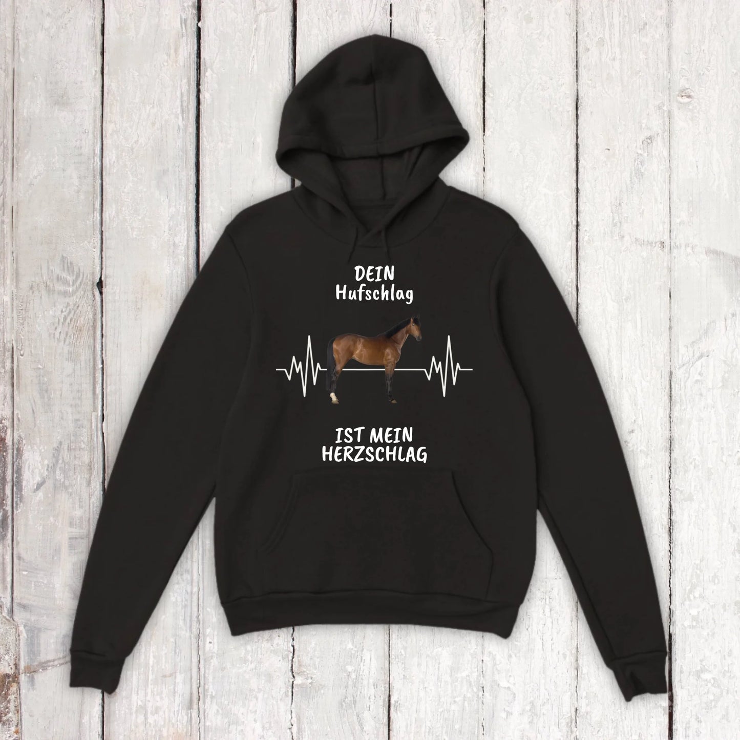 T-shirt with horse heartbeat and your photo