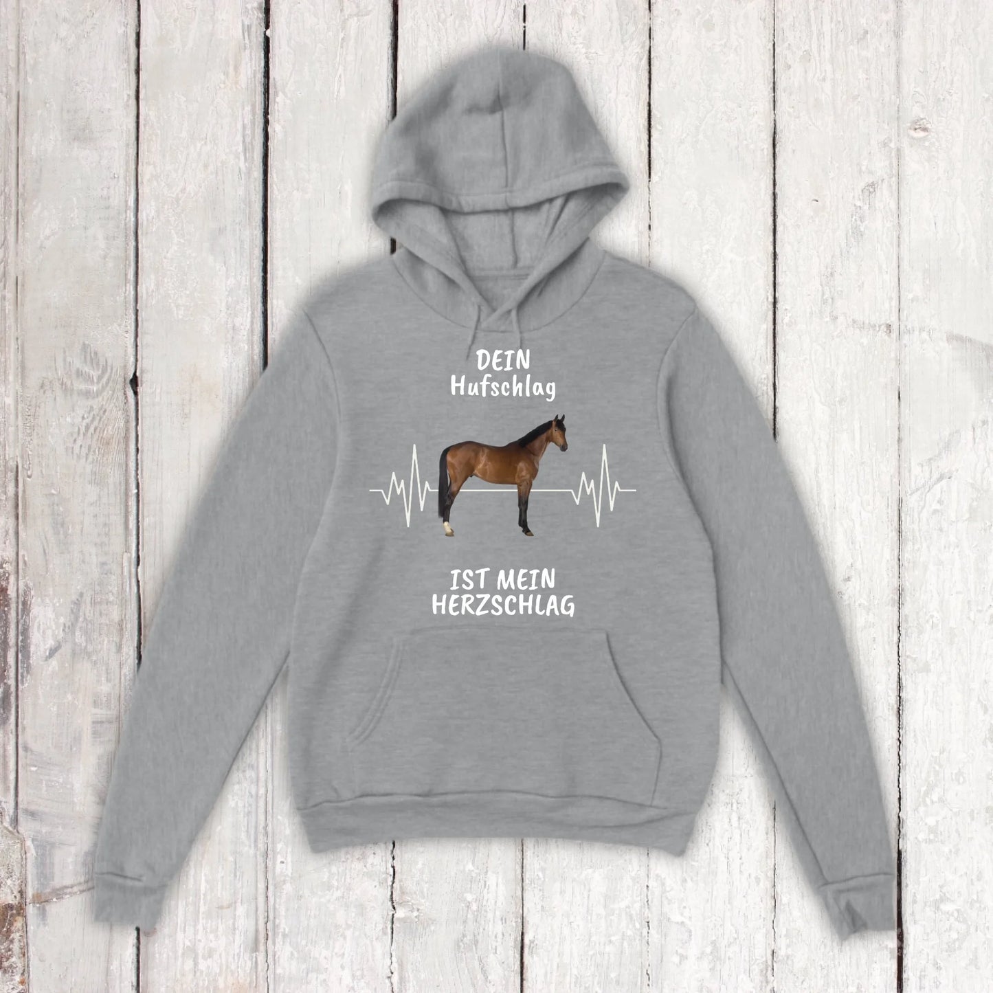 T-shirt with horse heartbeat and your photo