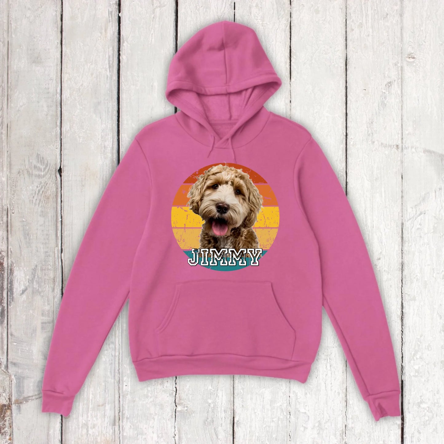 Vintage Sunset mit Foto - individueller Hoodie oder Sweatshirt | Personalize Palace