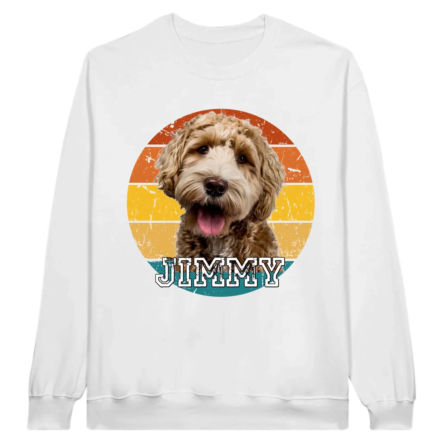 Vintage Sunset mit Foto - individueller Hoodie oder Sweatshirt