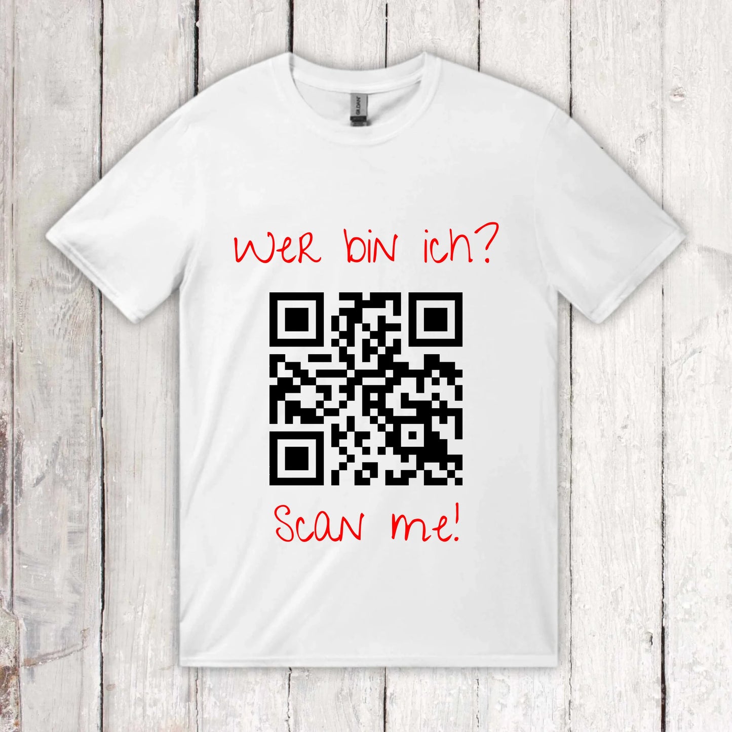 dein QR-Code | Strichcode mit Text - individueller Code Hoodie | Personalize Palace