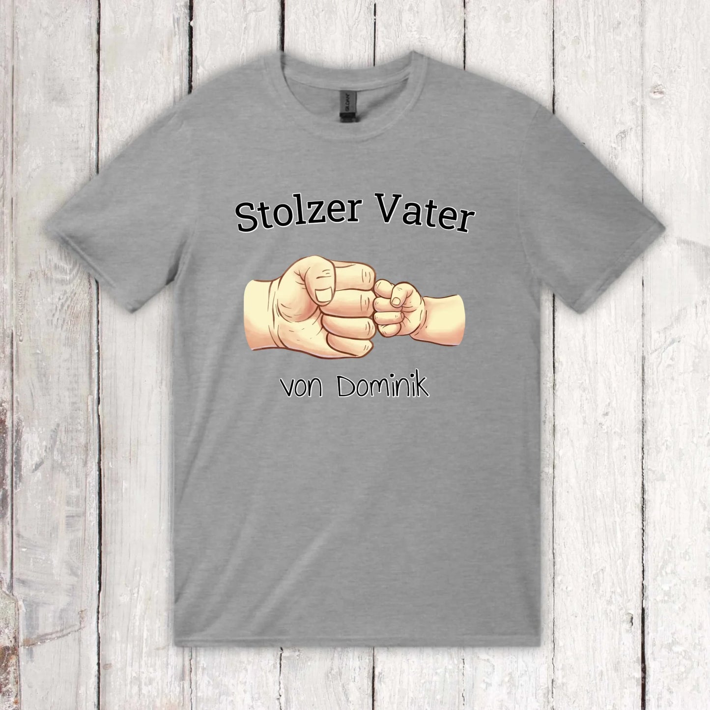 Stolzer Vater - Individuelles Papa Shirt | Personalize Palace