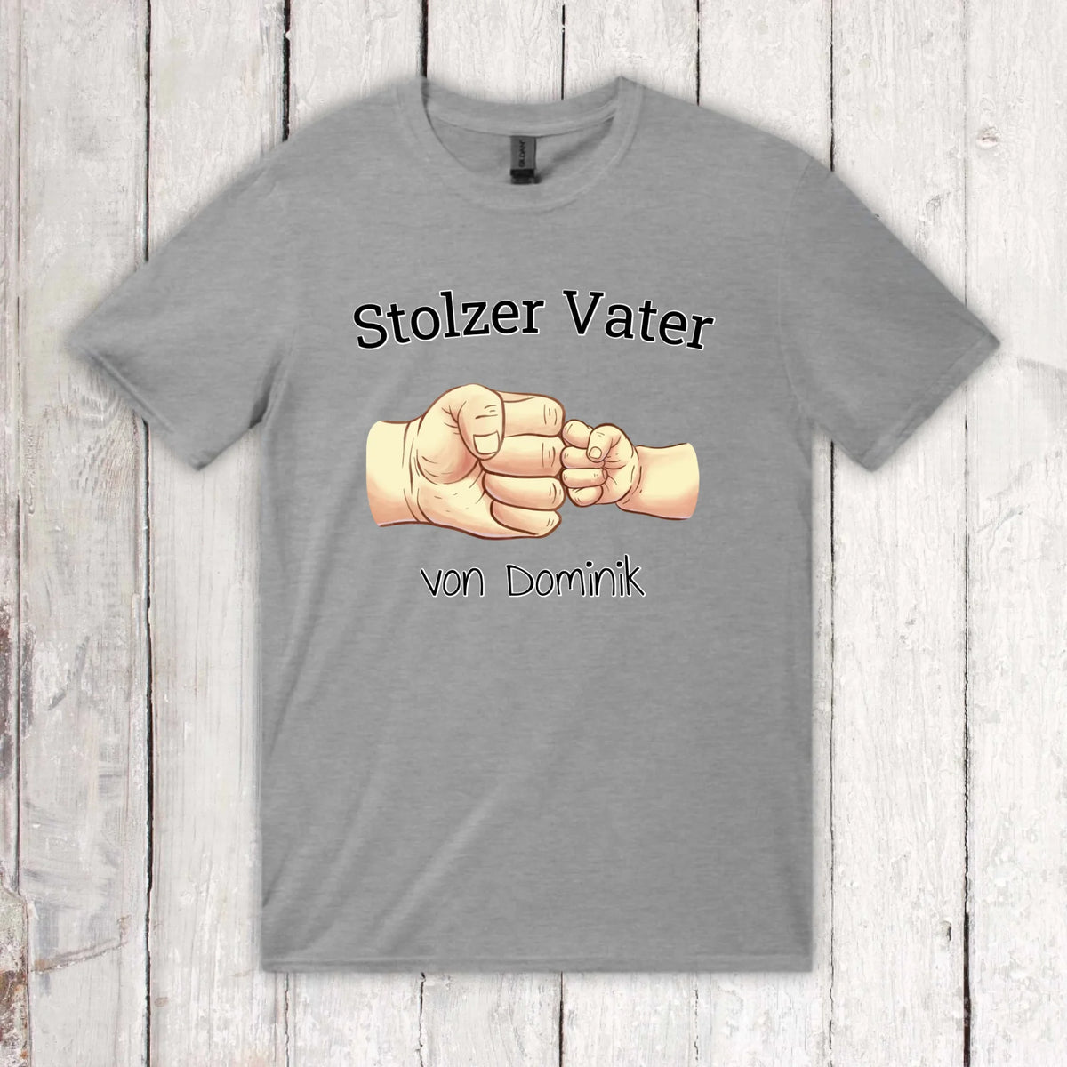 Stolzer Vater - Individuelles Papa Shirt | Personalize Palace