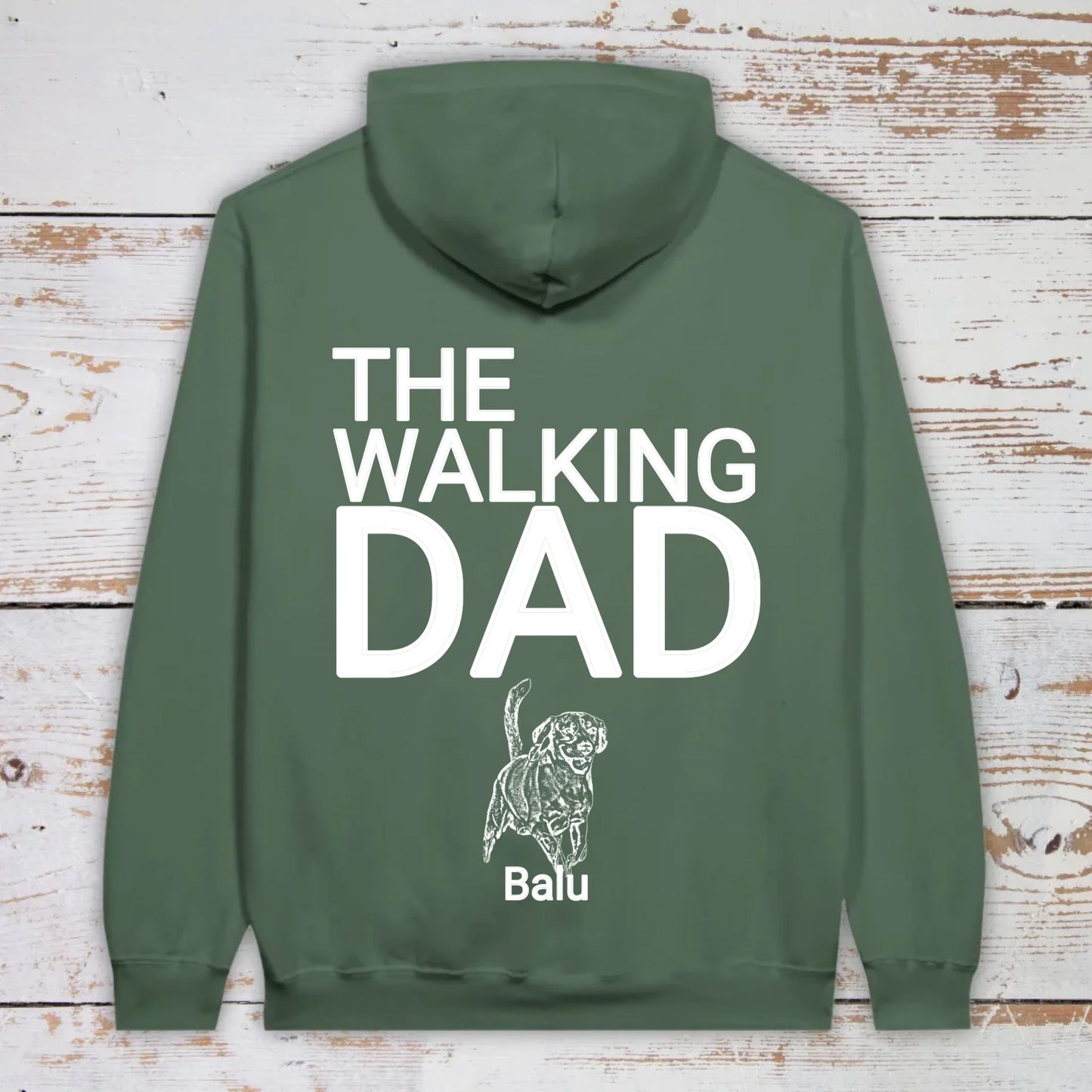 The Walking Dad - individueller Hoodie (2) | Personalize Palace