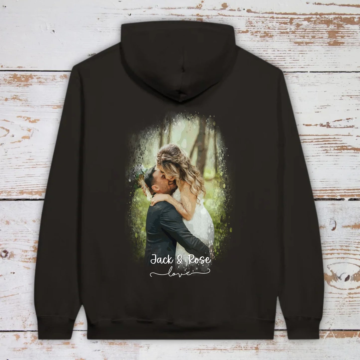 Foto in Wasserfarben/Aquarell - individuelles T-Shirt | Personalize Palace
