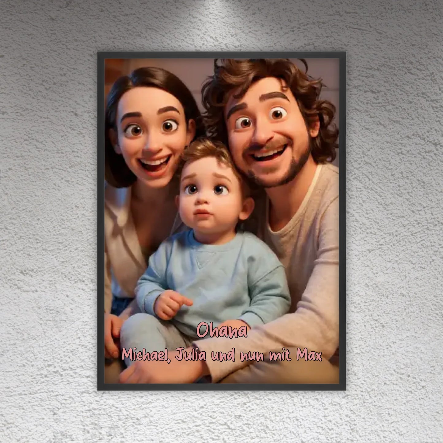 3D Cartoon Portrait - individuelle Leinwand