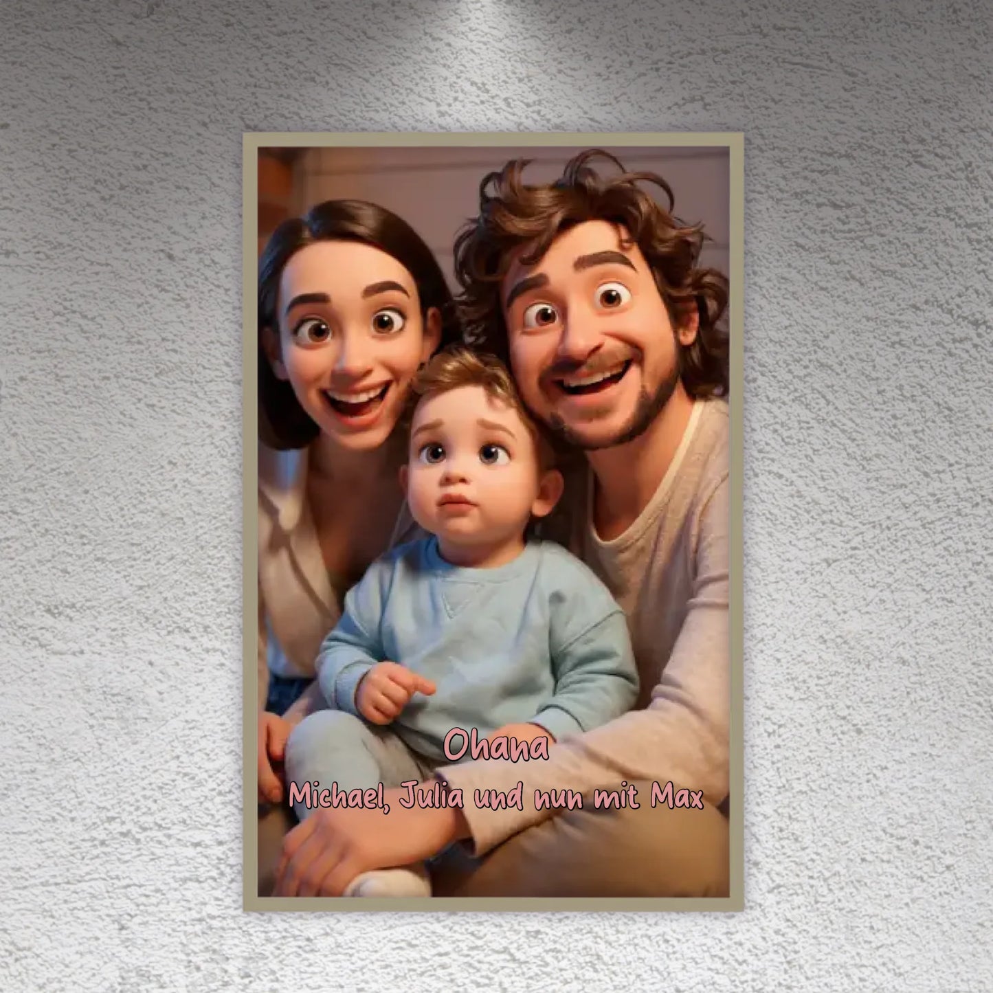 3D Cartoon Portrait - individuelle Leinwand