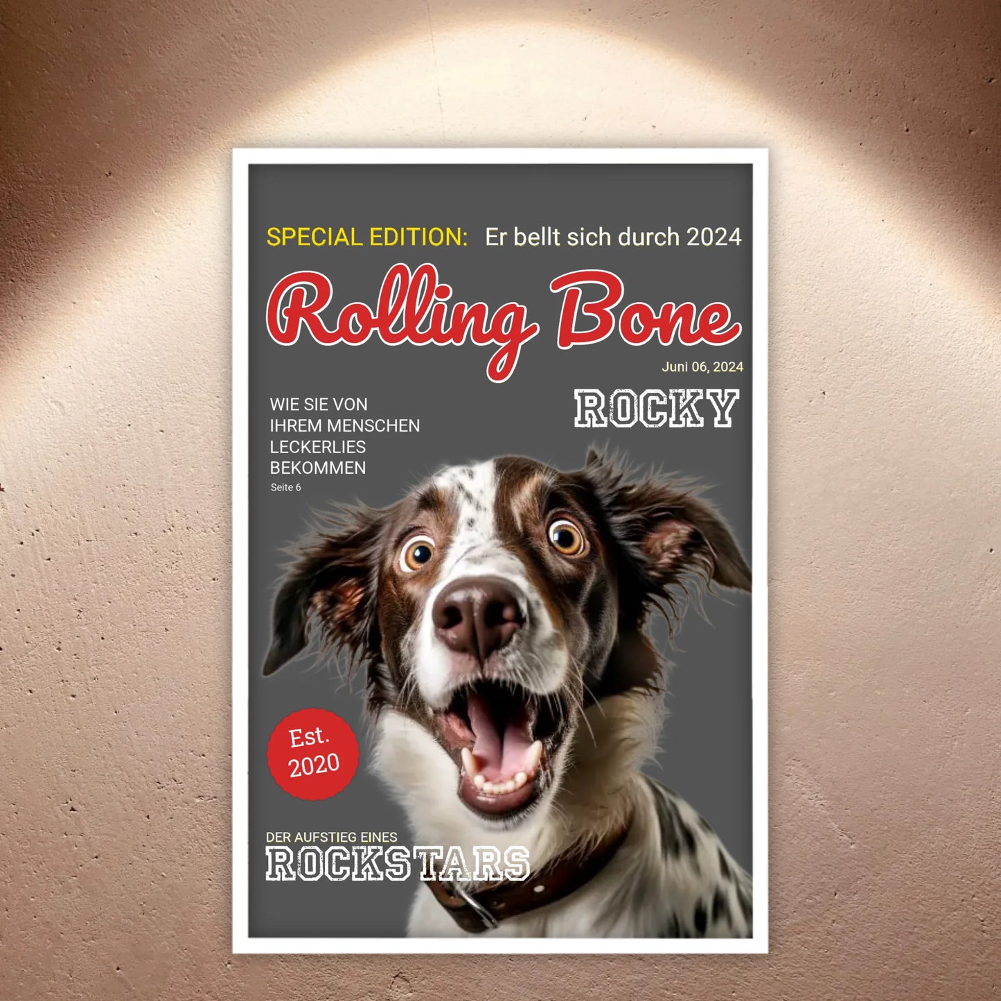 Cover Hundemagazin - personalisierbare Hundezeitschrift
