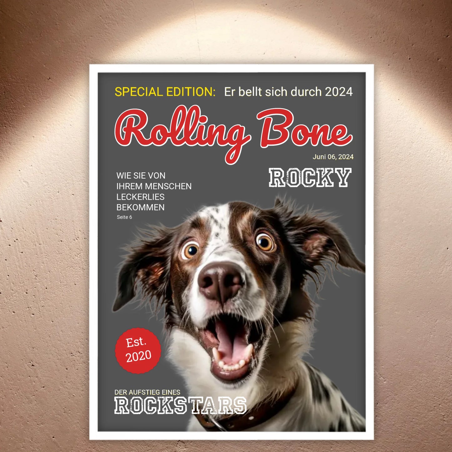 Cover Hundemagazin - personalisierbare Hundezeitschrift