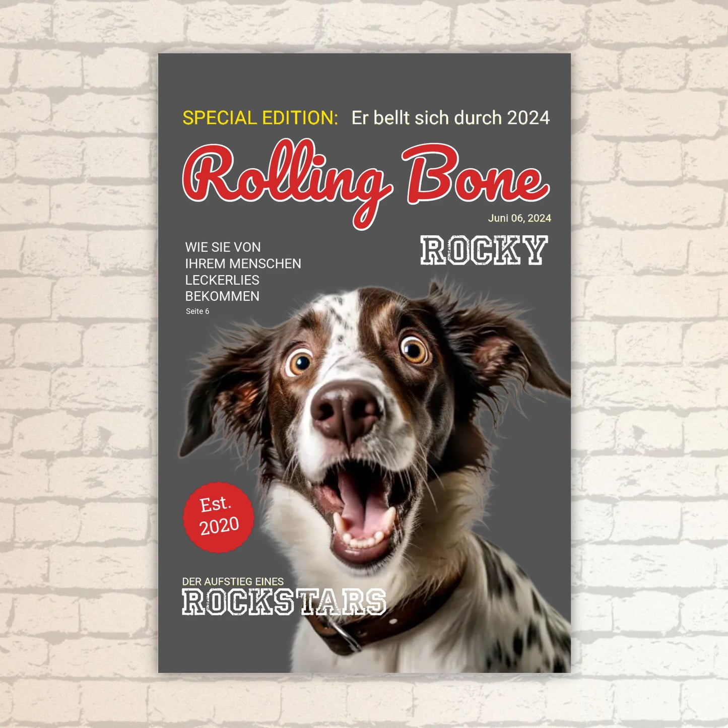 Cover Hundemagazin - personalisierbare Hundezeitschrift
