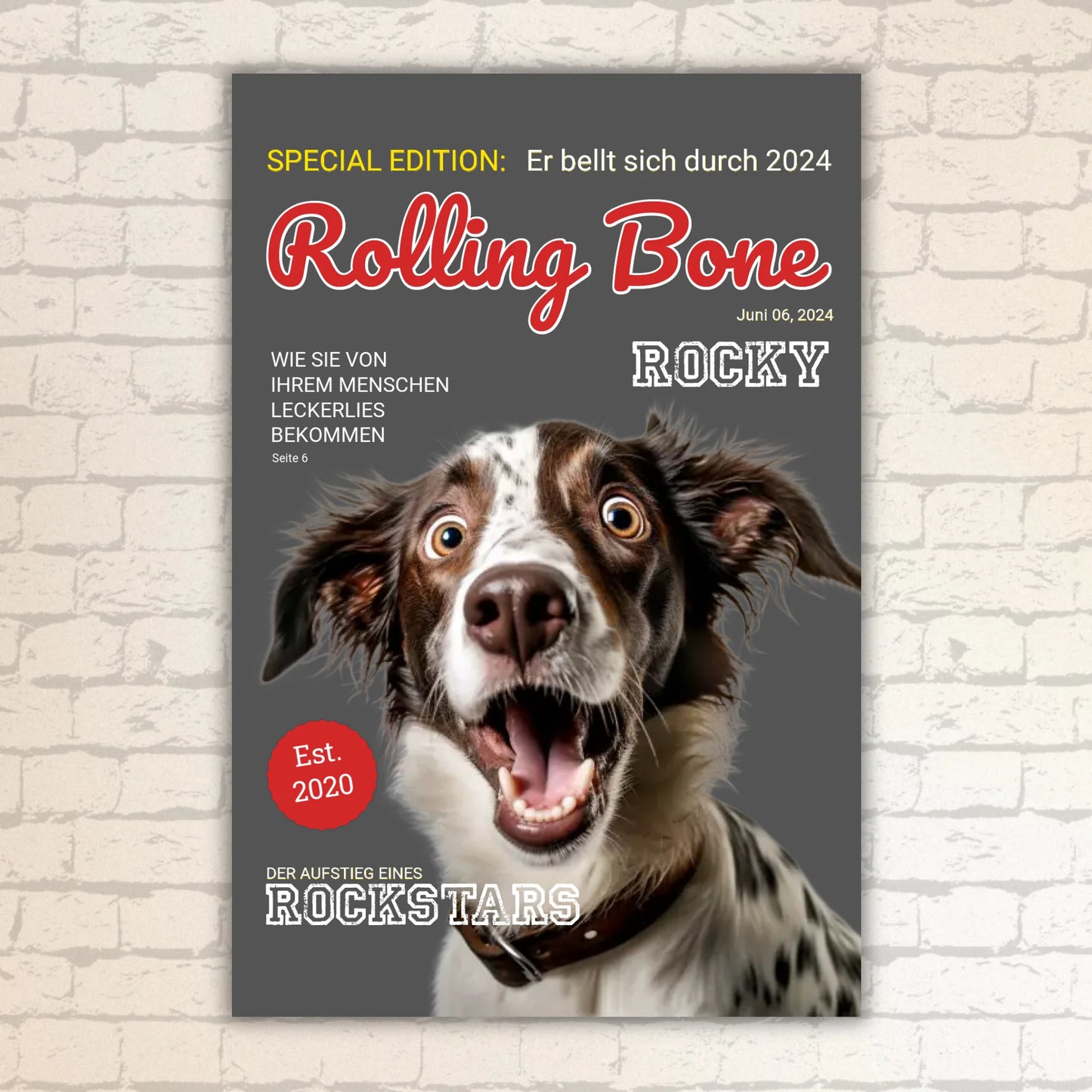 Cover Hundemagazin - personalisierbare Hundezeitschrift