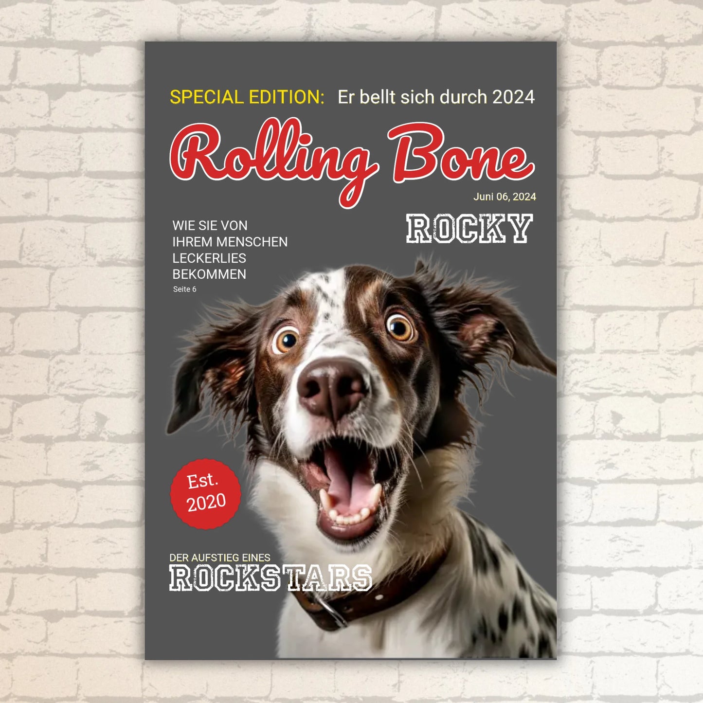 Cover Hundemagazin - personalisierbare Hundezeitschrift