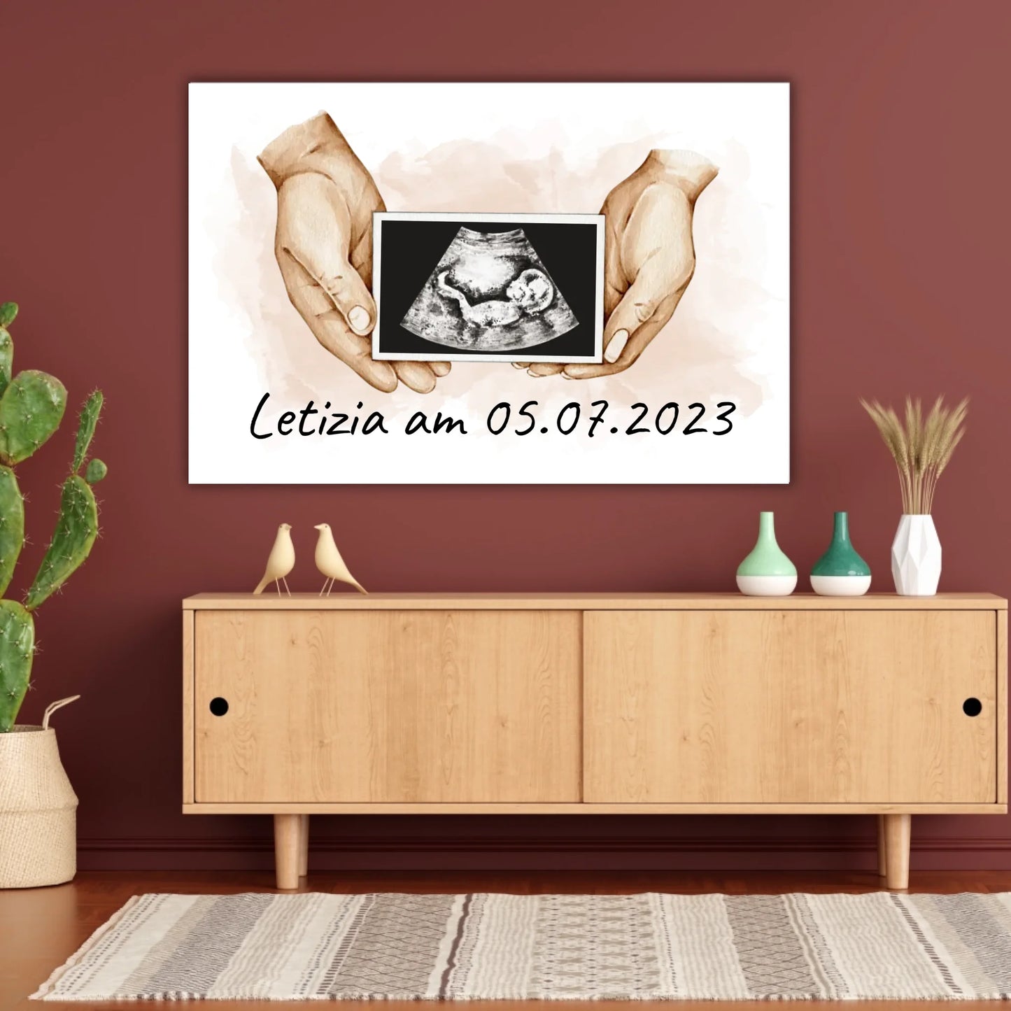 Your photo ultrasound image - Individual picture with gallery frame