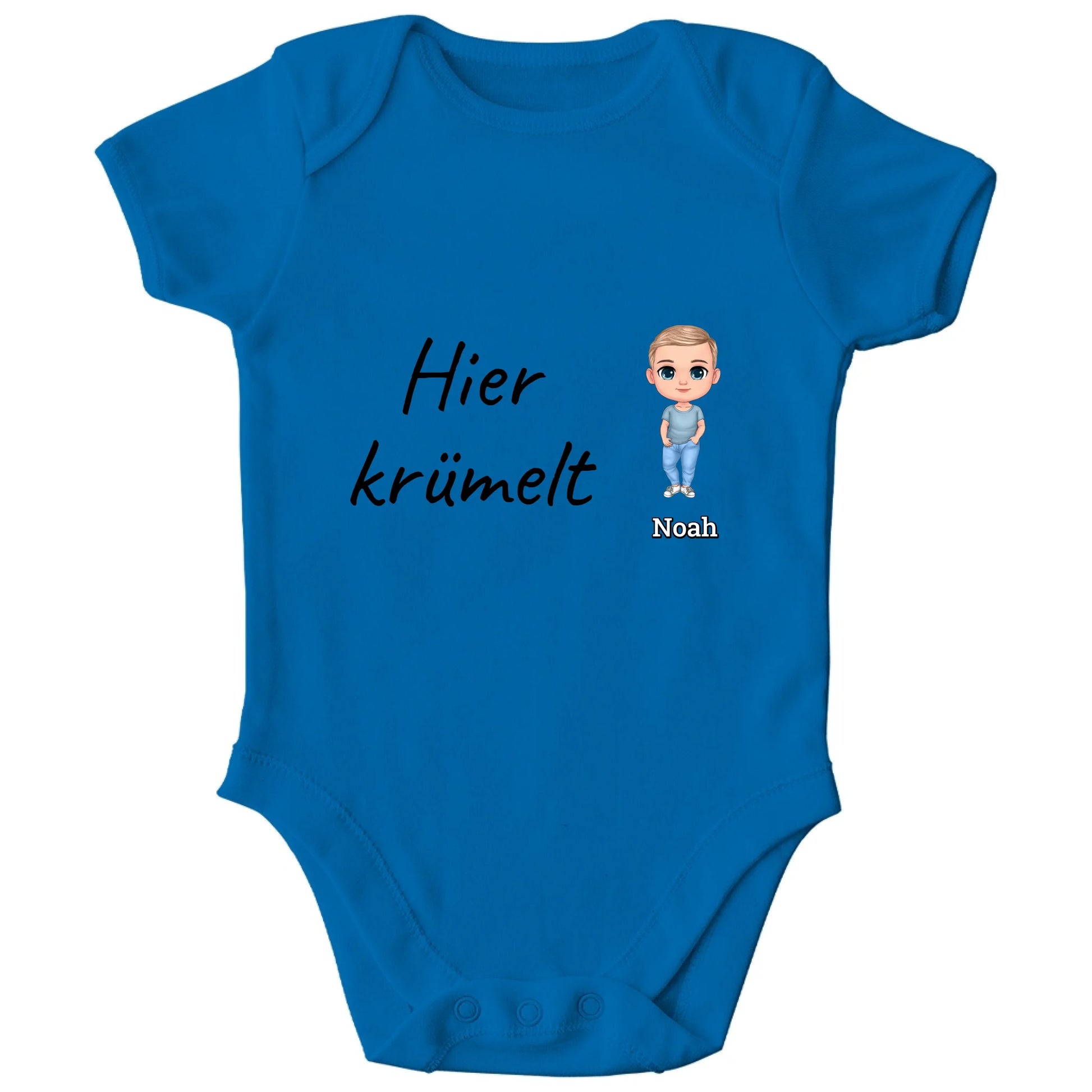 front_Cobalt Blue_Kinder Bio Body Strampler_Platzhalter_TIB_mockup
