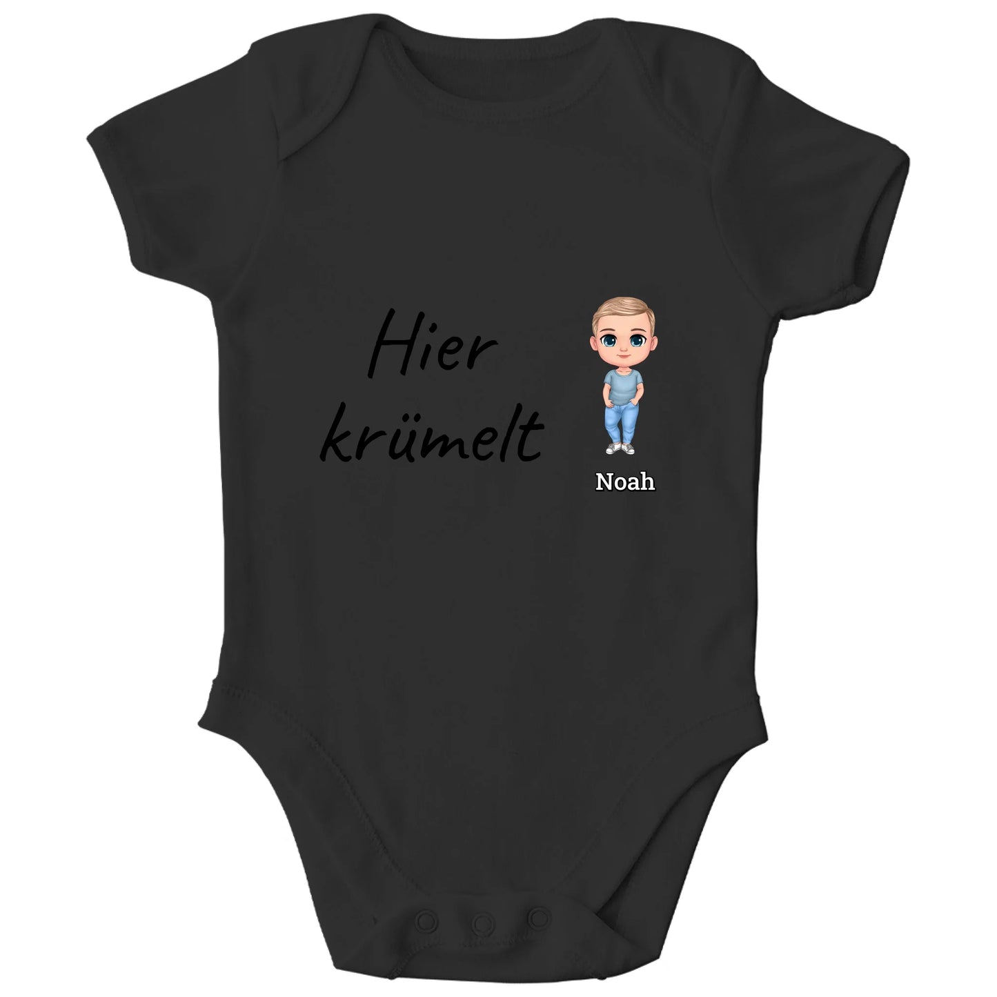 front_Black_Kinder Bio Body Strampler_Platzhalter_TIB_mockup