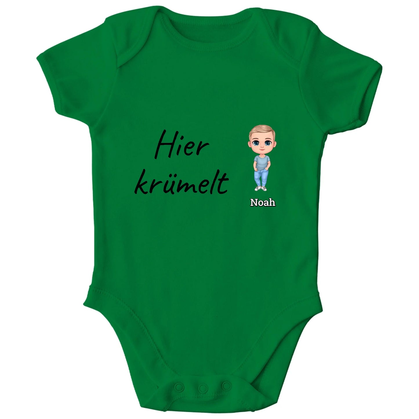 front_Kelly Green_Kinder Bio Body Strampler_Platzhalter_TIB_mockup