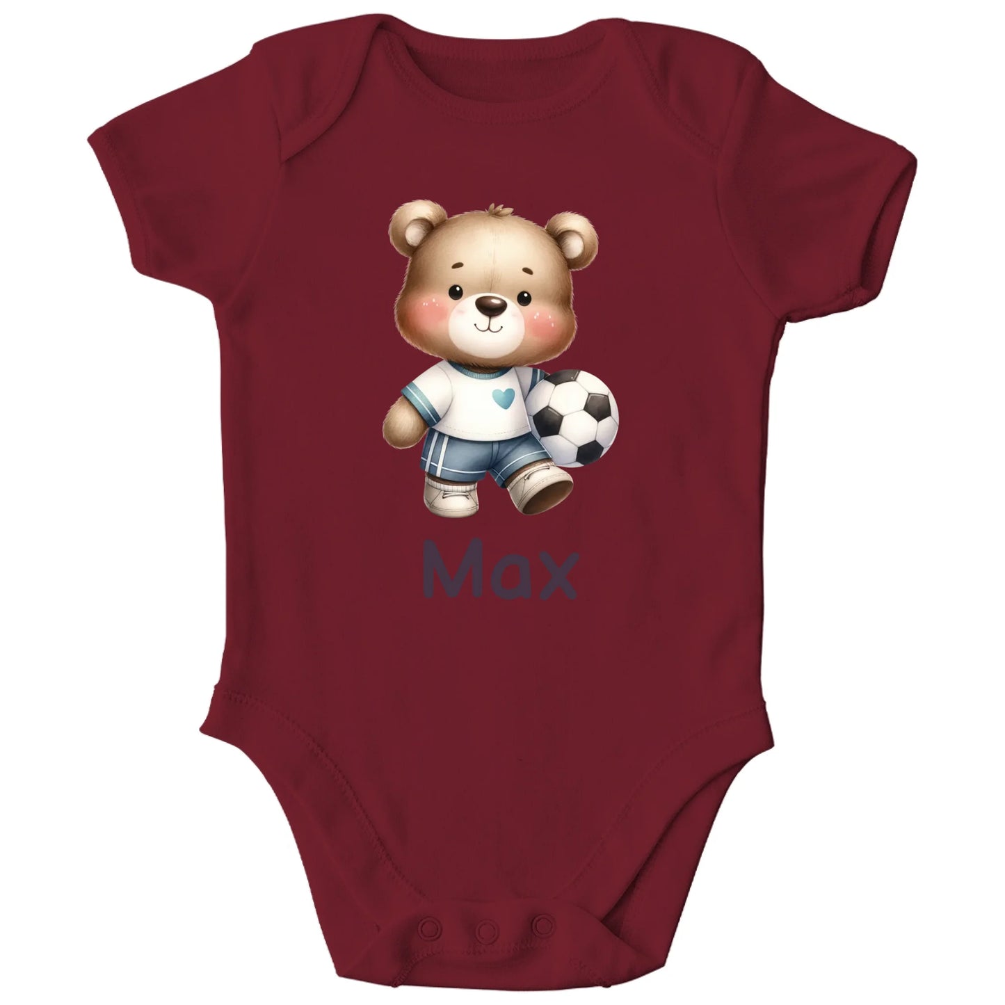 front_Burgundy_Kinder Bio Body Strampler_Platzhalter_TIB_mockup