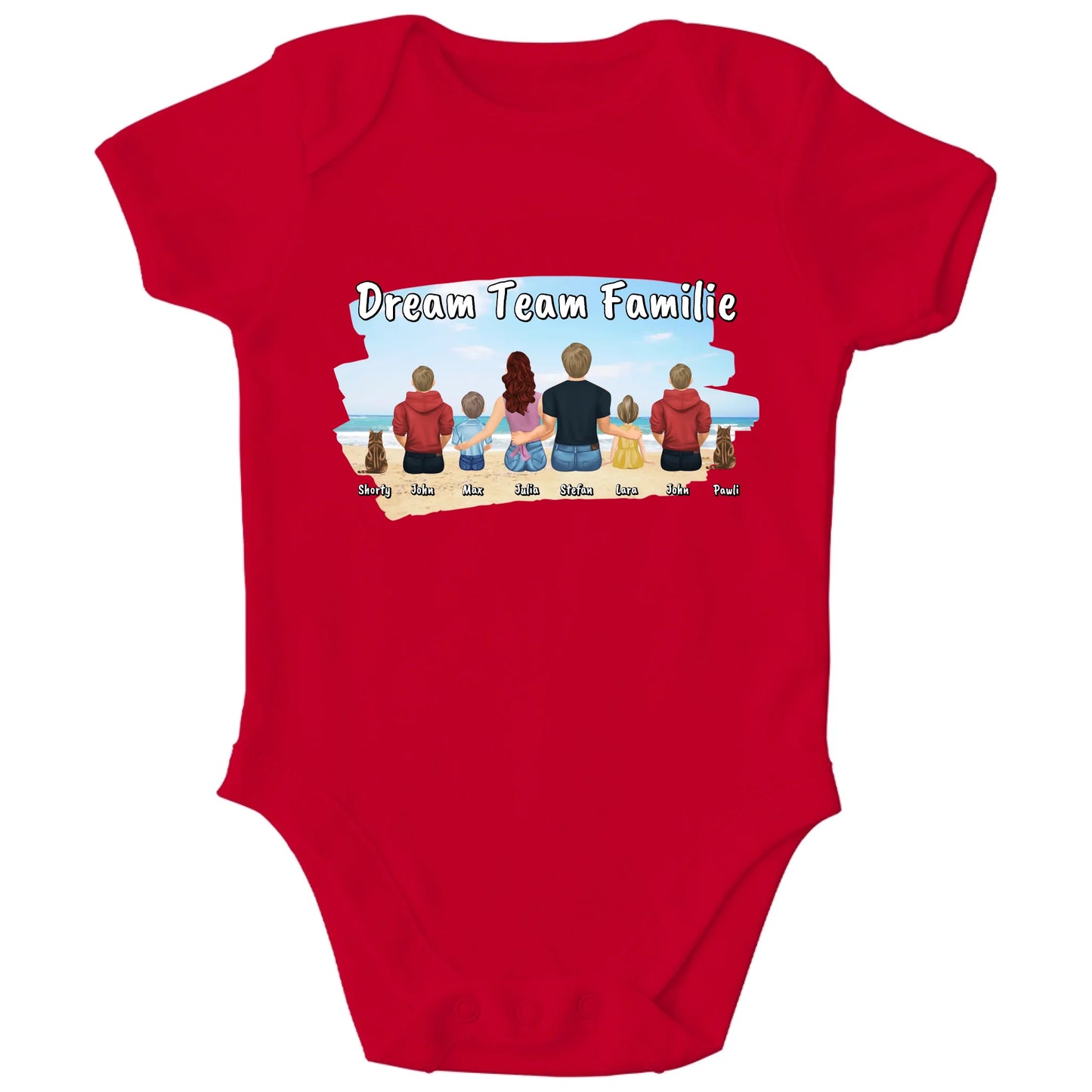 front_Red_Kinder Bio Body Strampler_Platzhalter_TIB_mockup