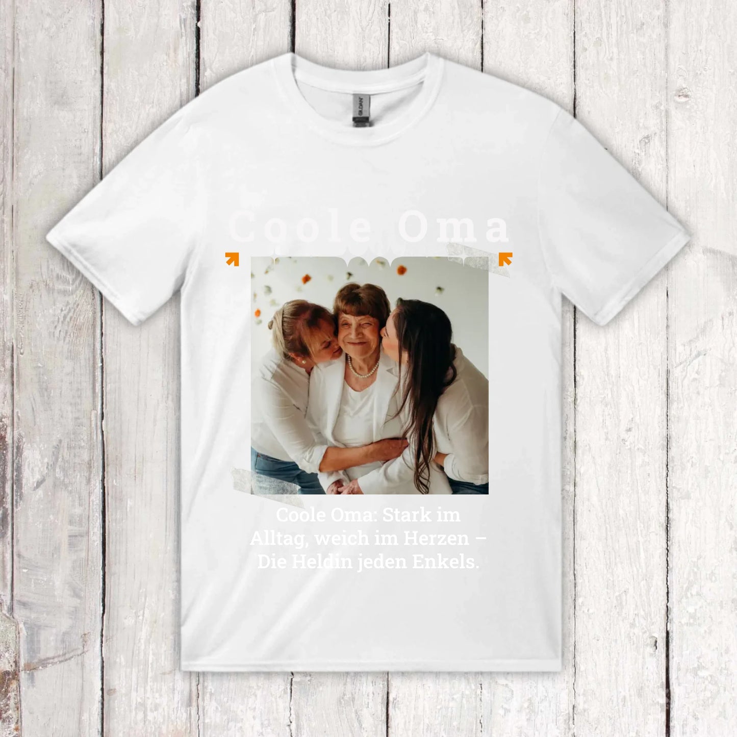 Personalisiertes T-Shirt Cooler OPA mit Foto, Name und Text | Personalize Palace
