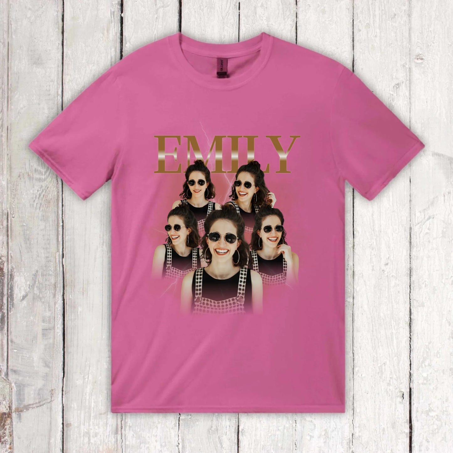 Dein Foto Shirt mit bis zu 5 Fotos - Individuelles T-Shirt | Personalize Palace