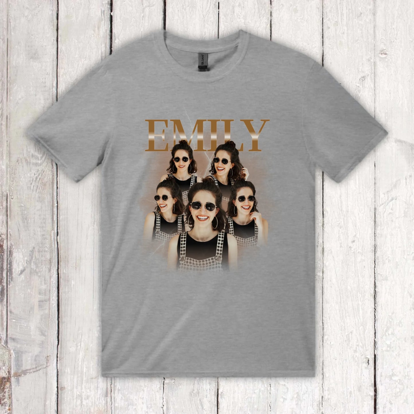 Dein Foto Shirt mit bis zu 5 Fotos - Individuelles T-Shirt | Personalize Palace