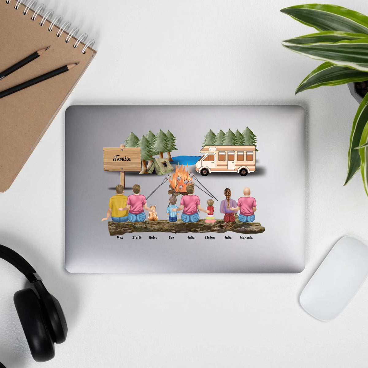 Familie "Wer fährt mit?" Aufkleber - individueller Sticker oder Autoaufkleber | Personalize Palace