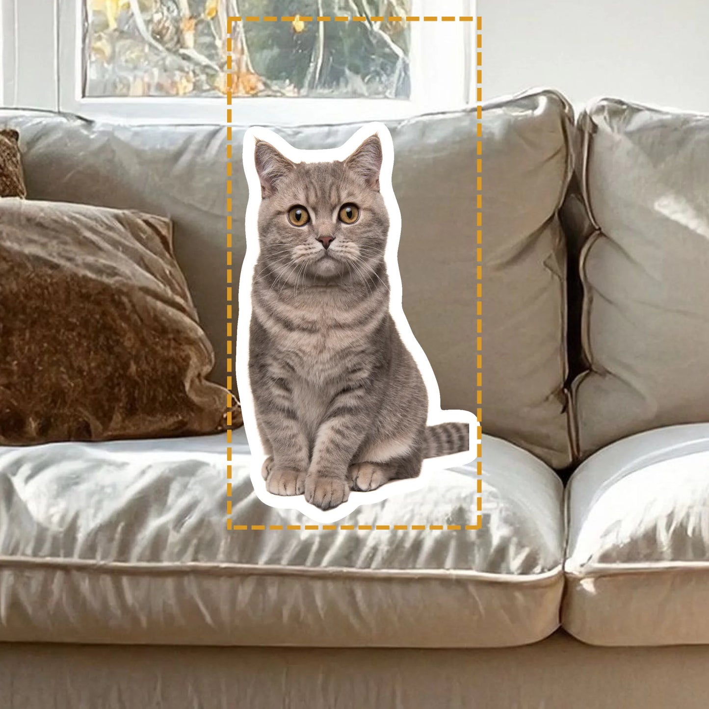Couch mit Formkissne