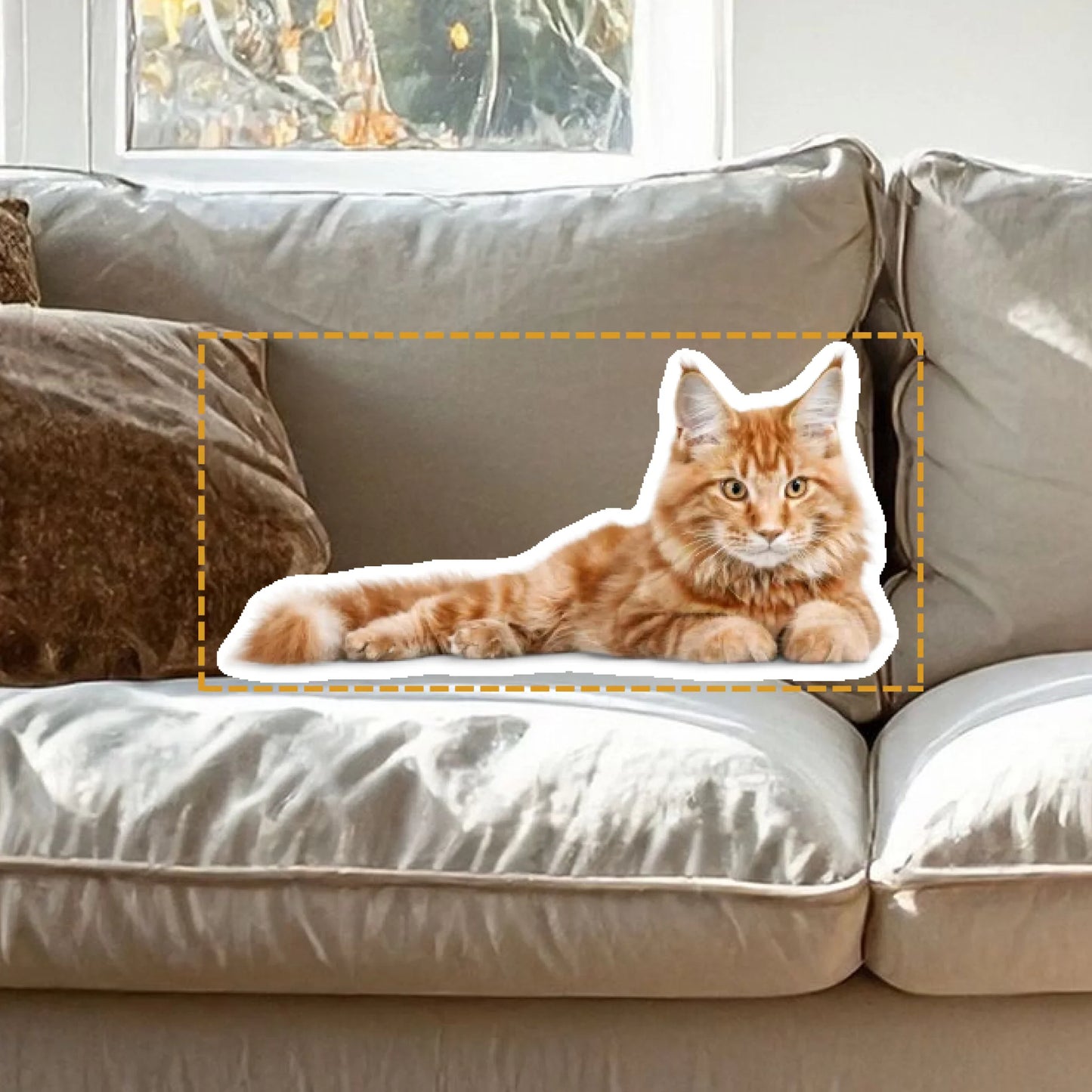 Couch mit Formkissne