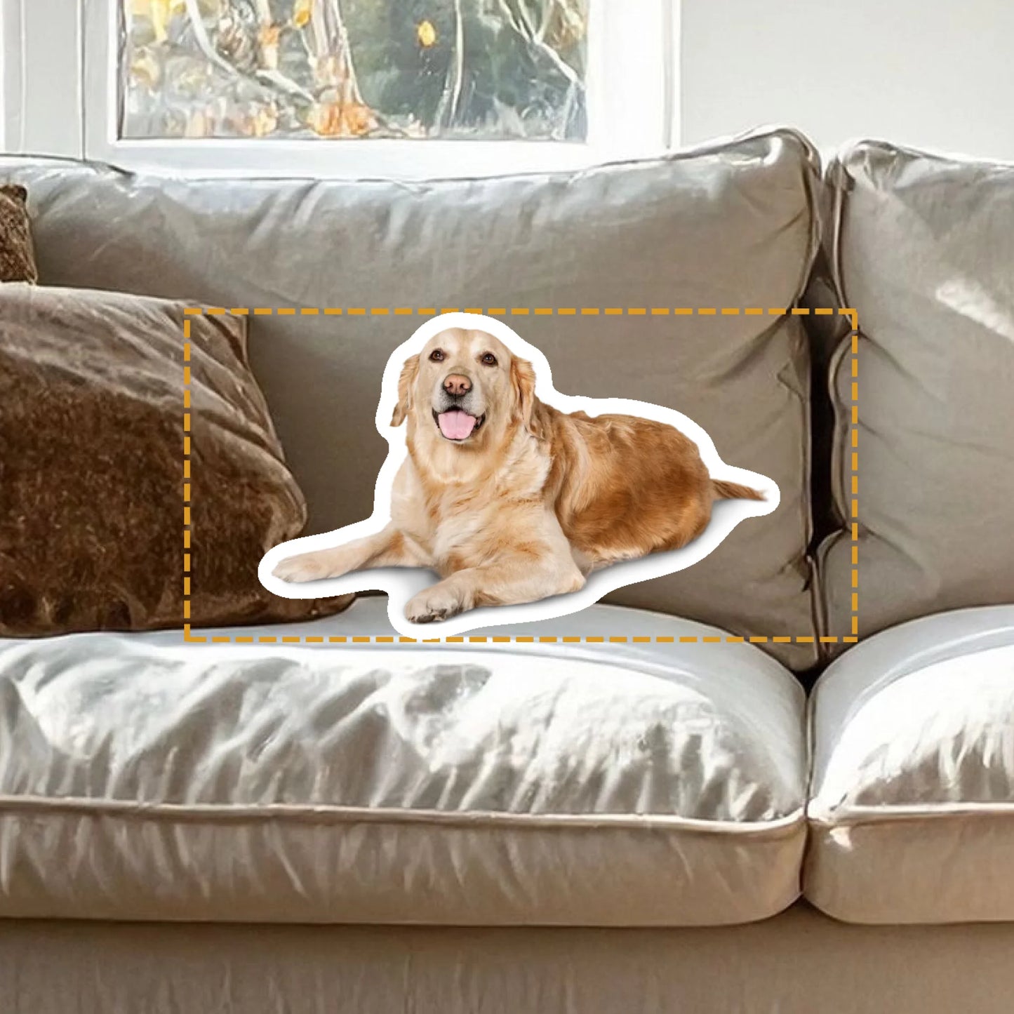 Couch mit Formkissne