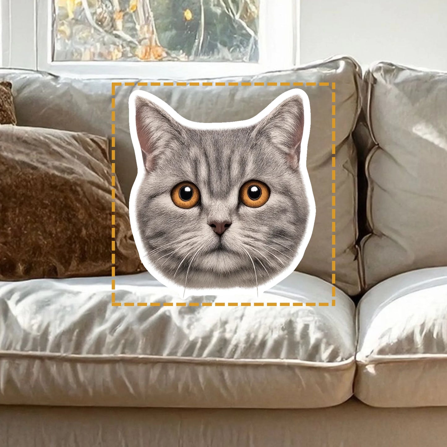 Couch mit Formkissne