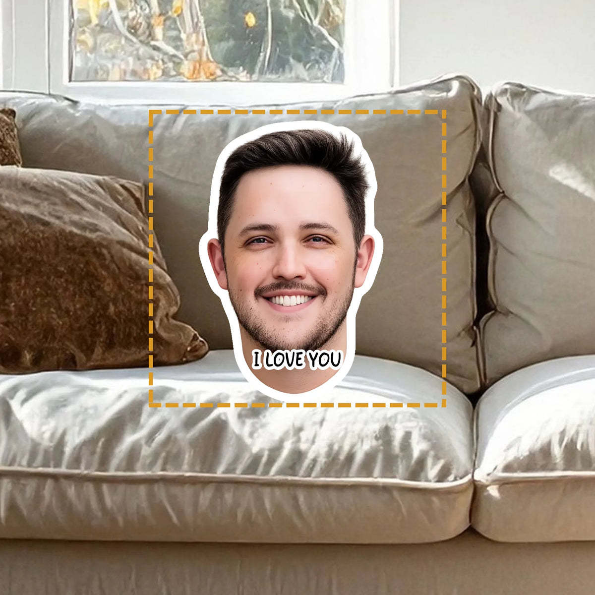 Couch mit Formkissne