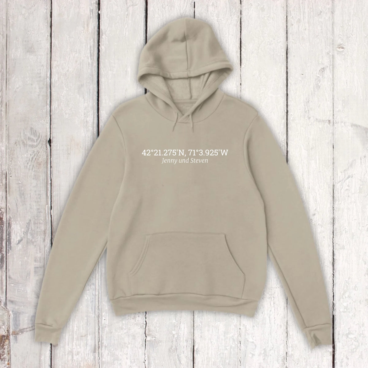 eure gemeinsamen Koordinaten - individuelles T-Shirt