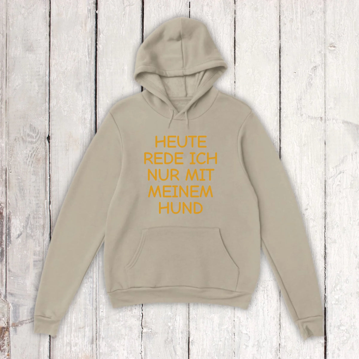 Heute rede ich nur mit meinem Hund - individuelles T-Shirt