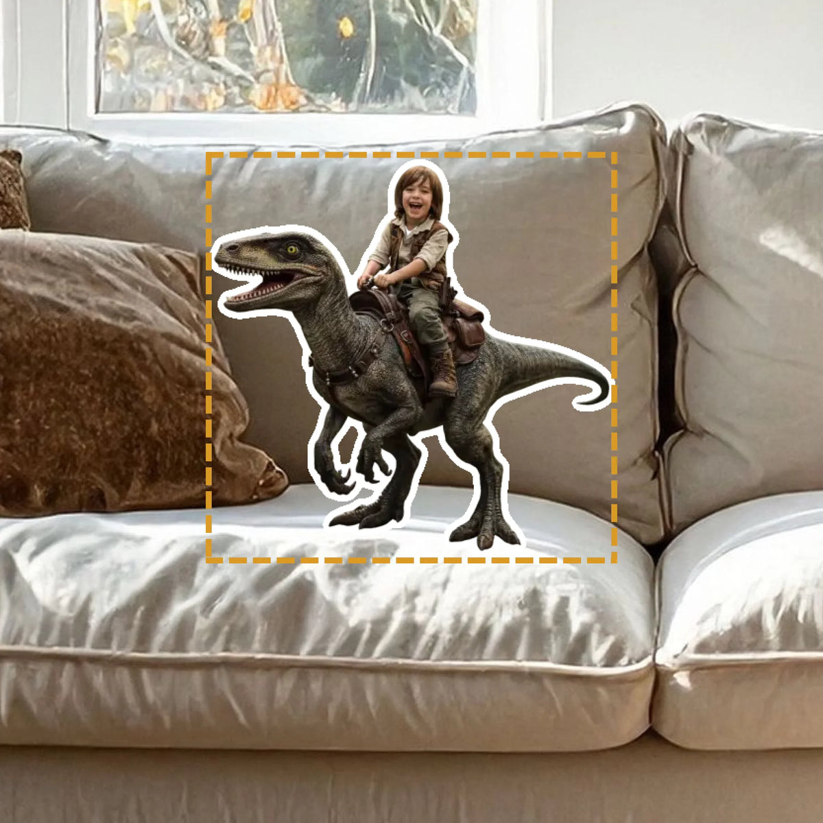 Couch mit Formkissne