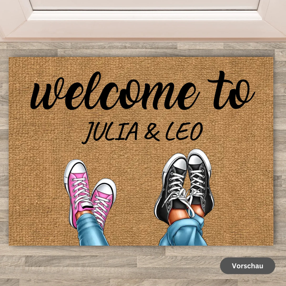Shoes & Paws – Personalized Doormat | Personalize Palace