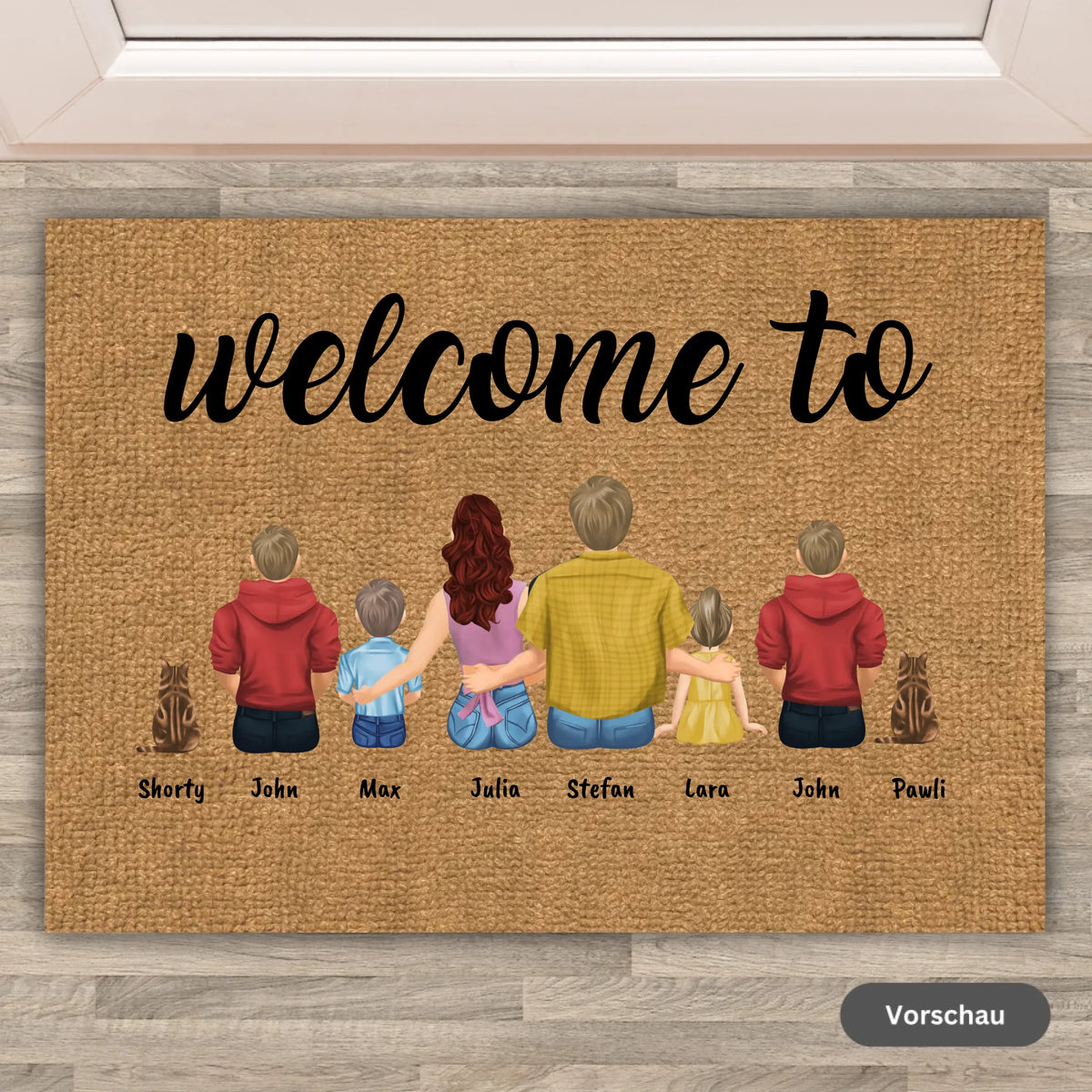 Personalized Family Doormat | Personalize Palace