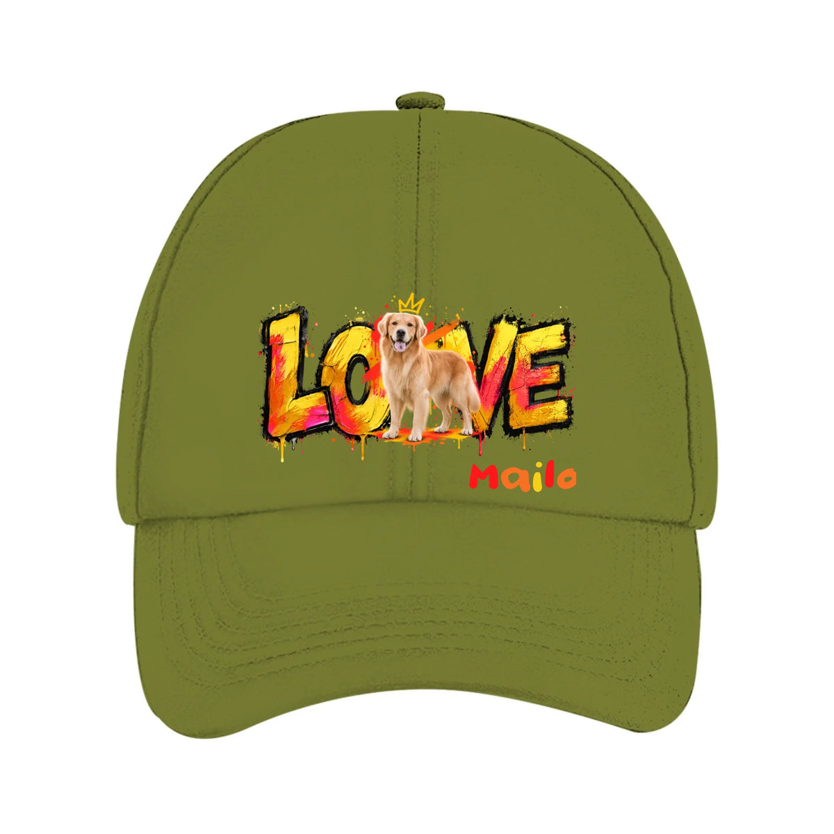 Personalisierte Beanie mit Hund oder Katze – LOVE Street Art | Personalize Palace