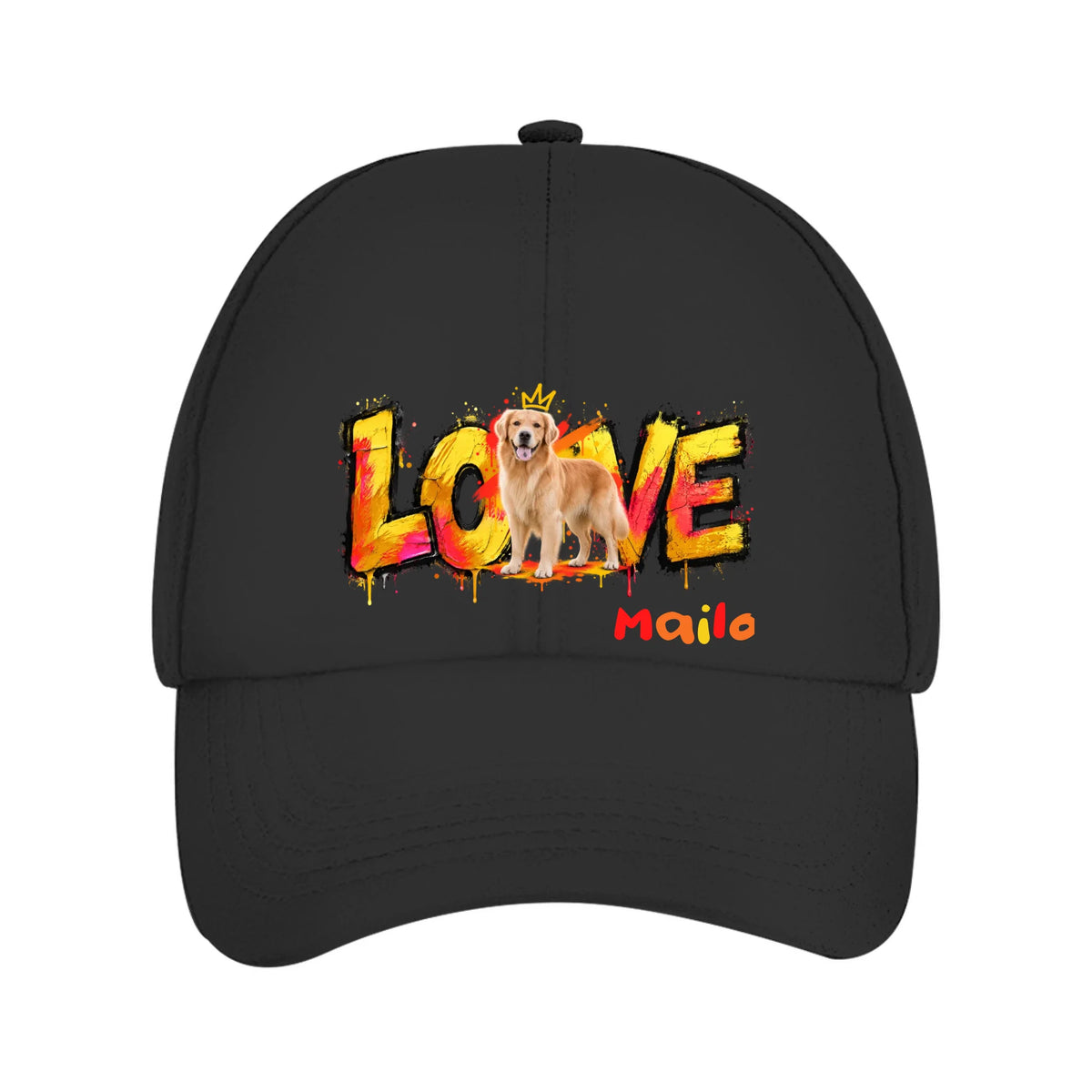 Personalisierte Beanie mit Hund oder Katze – LOVE Street Art | Personalize Palace