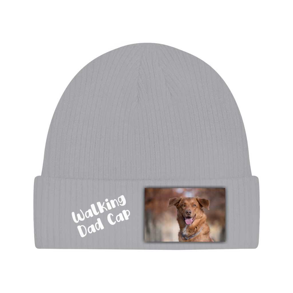 Walking Dad Beanie - individuelle Strickmütze