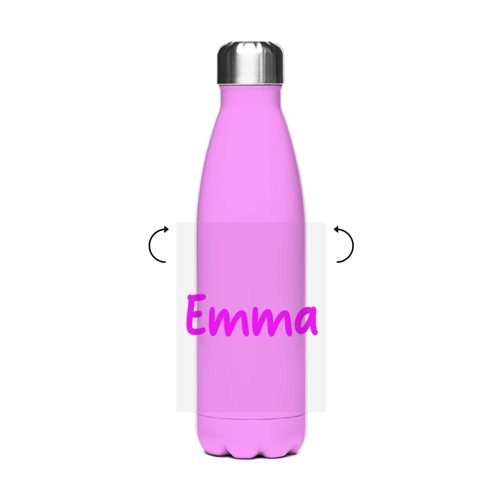 Schultrinkflasche "Einhorn" aus Edelstahl - individuelle Thermoflasche