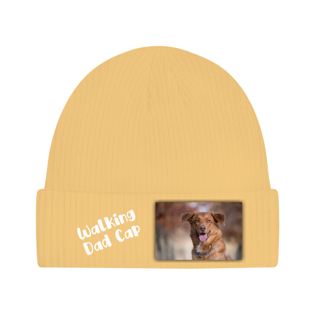 Walking Dad Beanie - individuelle Strickmütze