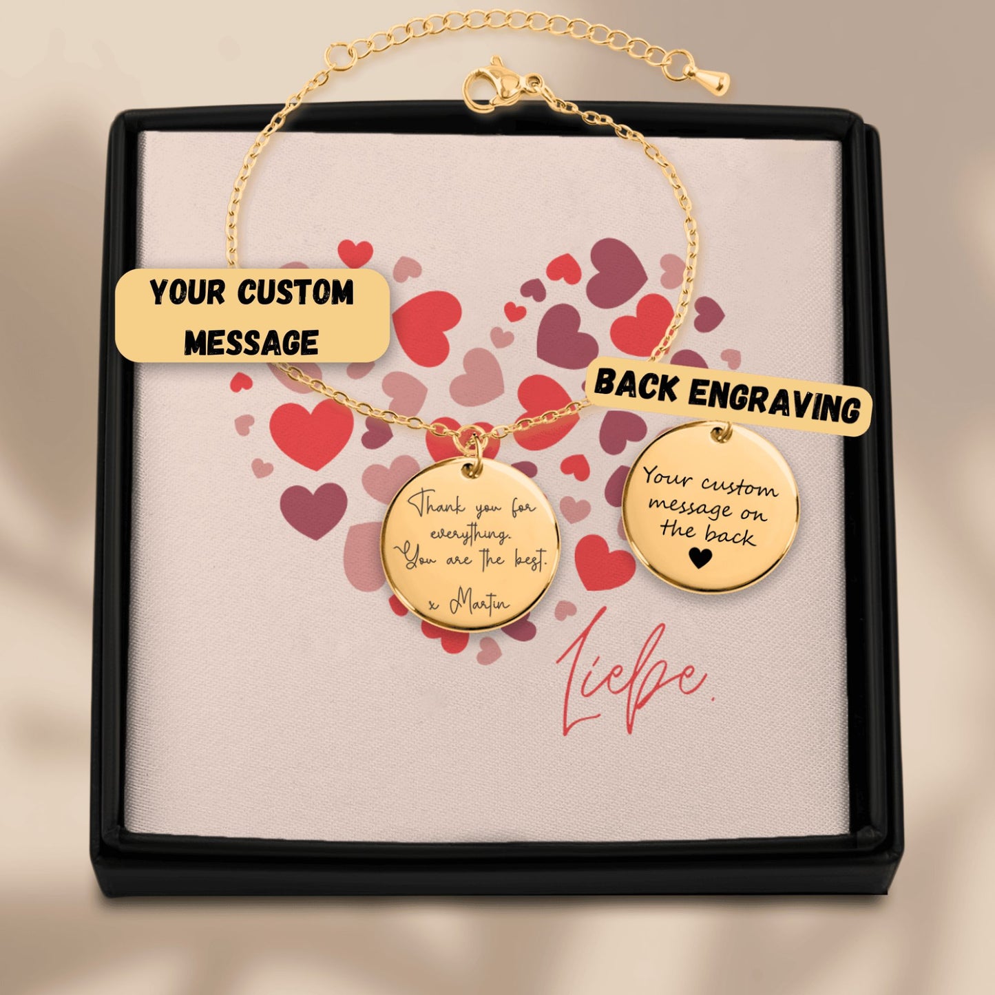 Personalisiertes Text-Armband – Verewige Besondere Orte, Namen & Momente